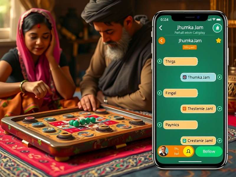 Modern Jhumka Jam mobile gameplay interface